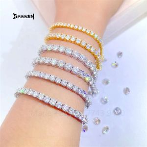 Aangepaste OEM 14K Gold Chain HPHT Certified Jewelry Lab Gegroeide Diamond Tennis Bracelet