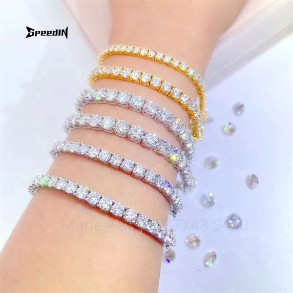 Bracelet de tennis en diamant diamant cultivé OEM 14K Gold Chain HPHT HPHT
