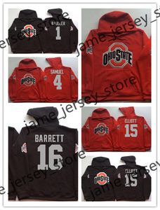 Chandail à capuchon cousu Ohio State Buckeyes personnalisé 47 A.J. Faucon 97 Joey Bosa