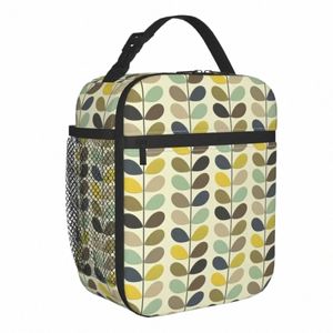 Personnalisé Orla Kiely Multi Stem Lunch Bag Femmes Refroidisseur Thermique Isolé Boîtes À Lunch pour Adulte Bureau 77EK #