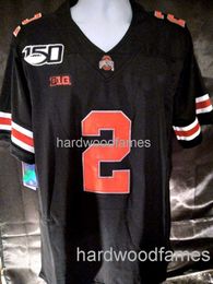 Custom OSU Blackout Ohio State Buckeyes Chase Young # 2 Football Jersey 150th Men Women Youth Stitch pour ajouter n'importe quel numéro de nom XS-5XL