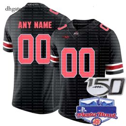 Personalizado OSU Ohio State Buckeyes 1 Justin Fields 2 Chase Young 4 Julian Fleming 11 Jaxon Smith-njigba Dobbins 150TH Camisetas de fútbol 24ss 1:1 262