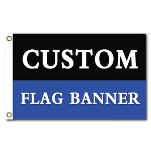 Aangepaste buiten 3x5ft dubbelzijdige vlag alle landen sportsublimatie polyester vlaggen w23-273