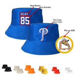 Chapeau de seau en plein air personnalisé Broidered Sport Hats Football Cap Hip Hop For Men Women Letter Basketball Basketball Extra Gift Pin Factory Direct Production