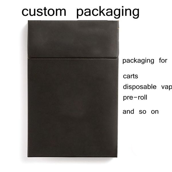 Embalaje personalizado para cartucho Vape Dispositivo de pluma vaporizador desechable Paquete pre-roll Pegatinas OEM Bolsas Mylar Tubo de plástico Diseño directo de fábrica