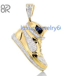 Testeur de diamant personnalisé, vvs Moissanite glacé, dorure en argent 925, chaîne de Tennis Hip Hop, pendentif, bijoux