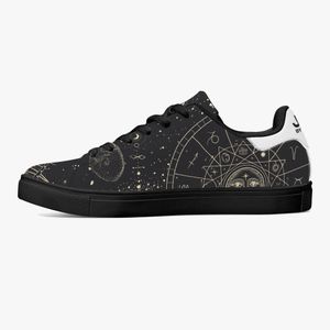 Patrón personalizado Diy Shoes para mujer para hombre Negro hermoso cielo zapatillas deportivas 36-48