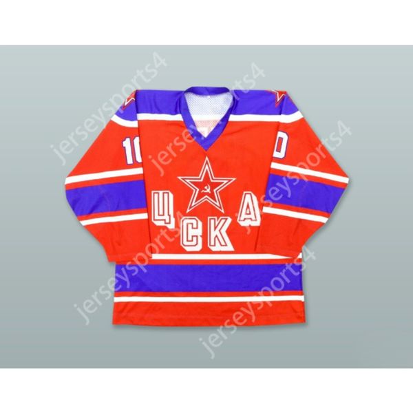 Custom Pavel Bure 10 Jersey de hockey de l'Armée rouge soviétique Nouveau Top Ed S-M-L-XL-XXL-3XL-4XL-5XL-6XL