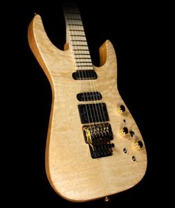 PC1 Custom Phil Collen Qulit Maple Cloro Natural Guitarra Mapitón de arce Floyd Rose Tremolo Pickups activo 9V BAT4606192