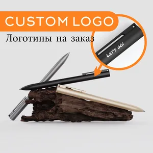Stylo personnalisé Logo Beifa Metal Gel Ink Rotation Readers