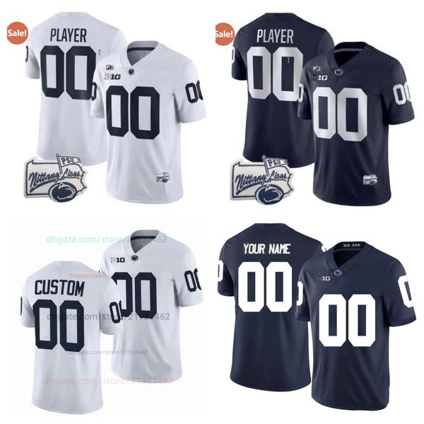 Personnalisé Penn State Nittany Lions College Football Jerseys PSU Pach Jersey Micah Parsons Sean Clifford Trace McSorley Saquon Barkley hommes femmes maillots de jeunes