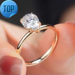 Aangepaste gepersonaliseerde verlovingsringen GIA IGI certificaat Lab Diamond ring 10K 14K 18K Gold Wedding Lab volwassen diamantring