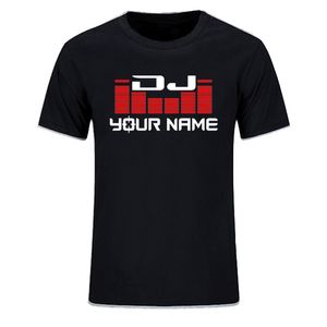 Nom de famille personnalisé DIY T-shirt Hommes Femmes DJ Votre nom T-shirts Hip Hop Tshirt Coton Été Pour Homme Top T-shirts Taille UE 220616