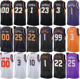 Aangepaste Portland''Trail''Blazers''Men Dames Jeugd75e verjaardag Jae Crowder Jersey 99 Frank Kaminsky 8 JaVale McGee 00 Devin Booker 1 DeAndre Ayton 22 Mikal