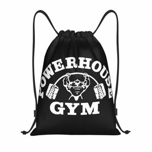 Powerhouse Gym de gymnase Sac à fourrage Men de bodybuild léger de la bodybuild Fitn Muscle Sports Gym Sac à dos V2My #