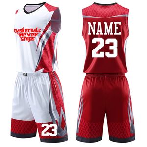 Impression personnalisée Child Basketball Jersey Filts Child College Tracksuit Uniforms Breathable Girls Sports Clothing 240402