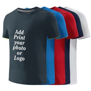 Impression personnalisée Couleur unie T-shirts à manches courtes Hommes Femmes Marque d'été Tops T-shirt Design Propre T-shirts décontractés personnalisés 220616