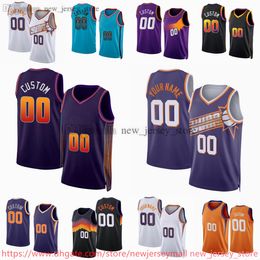 35 Kevin Durant Jersey personnalisé 2023-24 Maillots de basket imprimés 1 Devin Booker 11 Bol Bol 3 Bradley Beal Goodwin Damion Saben Lee Yuta Watanabe Chimezie Metu Shorts