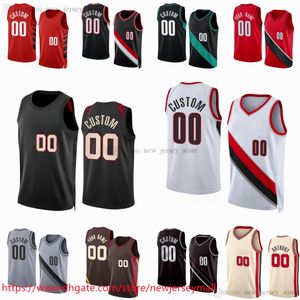 00 Scoot Henderson Jersey personalizado 2023-24 camisetas de baloncesto impresas 17 Shaedon Sharpe 1 Anfernee Simons 9 Jerami Grant 35 Robert Williams III 2 Deandre Ayton Shorts