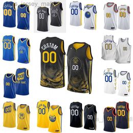 Maillots de basket-ball homme imprimés sur mesure 2022-23 Curry Thompson Wiggins Green Wiseman Kuminga Moody Poole Green Looney Baldwin Payton II Iguodala Jerome DiVincenzo