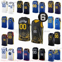 Impreso personalizado 2022-23 Nueva temporada Camisetas de baloncesto 00 Jonathan Kuminga 4 Moses Moody 3 Poole 1 JaMychal Green 5 Kevon Looney 2 Ryan Rollins 9 Andre Iguodala 6 parche