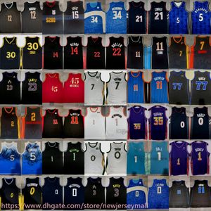 2024 New City Basketball 35 Kevin Durant Jersey gestikt Brunson Irving Young Morant George Herro Jokic Embiid Butler James Curry Antetokounmpo Haliburton Maxey