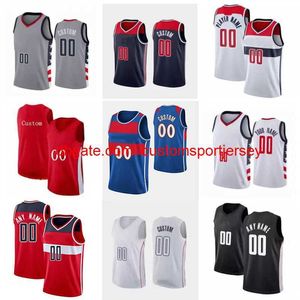 Maillots de basket-ball imprimés personnalisés Bradley Beal Kristaps Porzingis Rui Hachimura Kyle Kuzma Deni Avdija Daniel Gafford Raul Neto Hommes Jersey 75e maillots