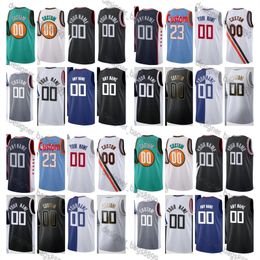 Kawhi 13 George Paul 2 Leonard Basketball Jerseys Russell 0 Westbrook Terance 14 Mann 24 Norman Powell 40 Ivica Zubac Amir Hommes Femme Enfants Chemise de jeunesse