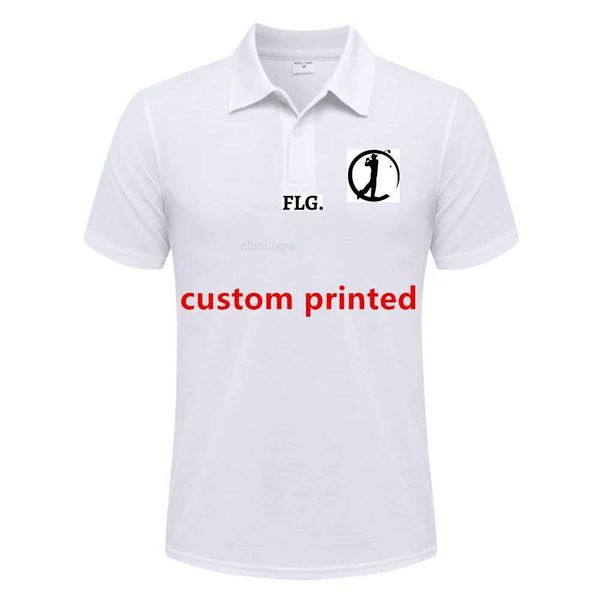 Chemise de Golf à manches courtes pour hommes, imprimé personnalisé, Cool, extensible, tatouage, Polo de mode, sport décontracté, T-Shirt de Tennis Hombre