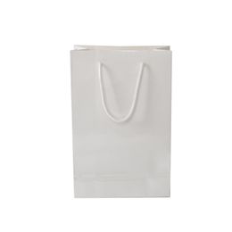 Sac cadeau en carton blanc imprimé personnalisé, emballage de vêtements en papier, sac cadeau pour fête d'anniversaire, Festival, noël, A388