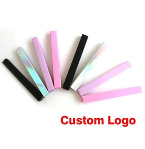 Logo privé personnalisé 50pcs Eyeliner PinkBlack Boîte d'emballage à stylo à colle de styles Papier vide pour cils entiers maquillage4806781