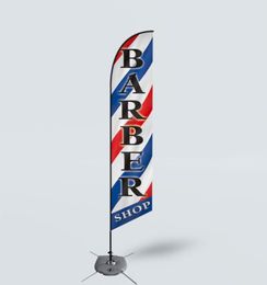Promotion personnalisée salon de coiffure plage plume drapeau 110g tricoté Polyester Swooper bannière impression numérique 4075758