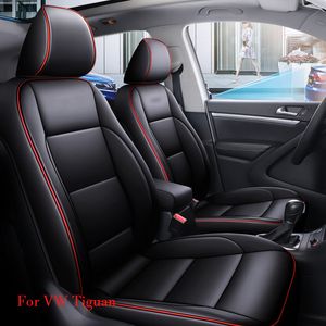 Housse de siège de voiture en cuir PU personnalisée pour Volkswagen vw Tiguan, protection des sièges de voiture, ensemble de berline, intérieur étanche, accessoires automobiles 304m