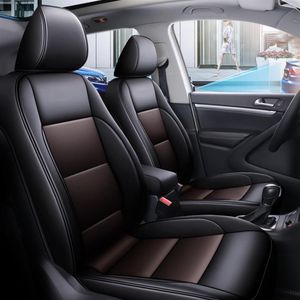 Couvercle de siège d'auto en cuir PU personnalisé pour Volkswagen VW Tiguan Cars Sesets Protection Sedan Set Intérieur ACCESSOIRES AUTO AUTAPHER