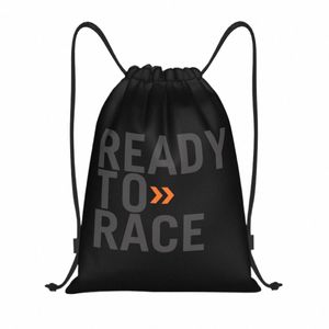 Sac à cordon personnalisé prêt à la course pour femmes et hommes, sac à dos de rangement léger pour motard, course, Sport, Gym, 468g #