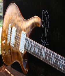 Reed Smith Custom Smith Amber Brown Maple DGT David Grissom Signature Electric Guitar Muy sepcial Diftonboard INLAY9015348