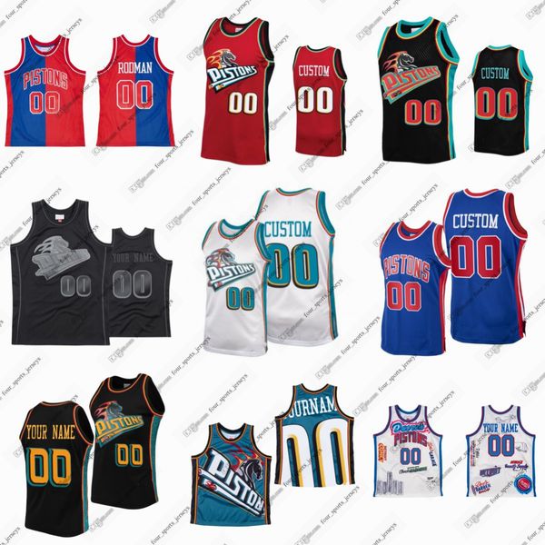 Jerseys de baloncesto de retro retro personalizados Billups Chauncey de Baloncesto.