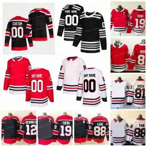 Custom Reverse Retro 31 Petr Mrazek Hockey Liam Gorman Jersey 88 Patrick Kane Jonathan Toews Seth Jones Corey Crawford Clark Griswold Sharp