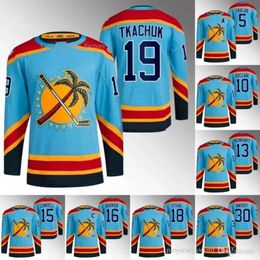 AANGEPASTE omgekeerde retro Florida''panthers''matthew Tkachuk Jersey Aaron Ekblad Aleksander Barkov Marc Staal Spencer Knight Patric Hornqvist 1480