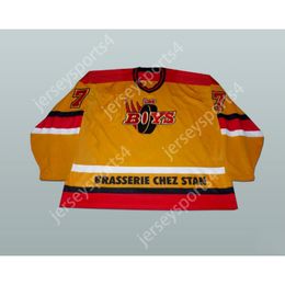 Aangepaste RICHARD GOUDREAU LES BOYS HOCKEY JERSEY NIEUWE Top gestikt S-M-L-XL-XXL-3XL-4XL-5XL-6XL