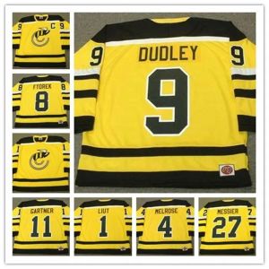 Personnalisé RICK DUDLEY Cincinnati Stingers 1978 WHA Maillot de hockey vintage 11 MIKE GARTNER 8 ROBBIE FTOREK 4 BARRY MELROSE STOUGHTON LIUT K1 Spor