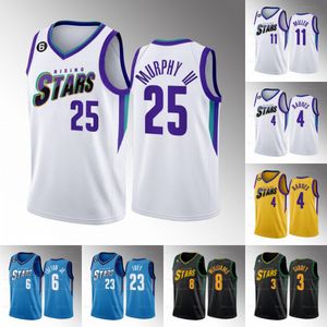 Camiseta de baloncesto personalizada Rising Star Trey Murphy Iii Jose Aarado Jalen Green Bones Hyland Griffin Efe Abogidi Mojave Jalen