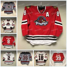 Maillot de hockey Rockford IceHogs personnalisé AHL Michal Teply Carson Gicewicz Cameron Morrison Garrett Mitchell Isaak Phillips Josiah Slavin Jakub Pour Evan Barratt