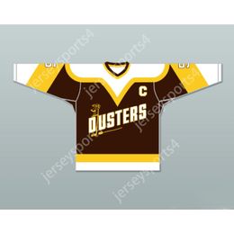 Personnalisé ROD BLOOMFIELD 5 BINGHAMTON BROOME DUSTERS MARRON HOCKEY JERSEY NOUVEAU Top Cousu S-M-L-XL-XXL-3XL-4XL-5XL-6XL