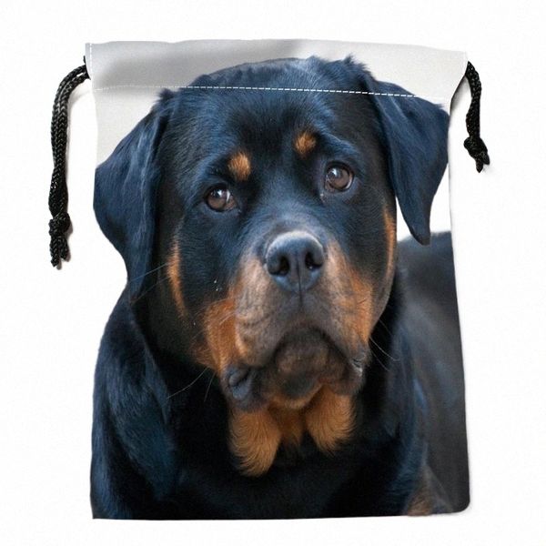 Bolsas de dibujo de animales perros de Rottweiler personalizados