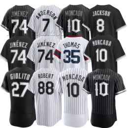 Camisetas de béisbol personalizadas S-4xl Eloy Jimenez Tim Anderson Jersey Lance Pollock Lynn Luis Robert Yoan Moncada Jose Abreu Andrew Vaughn