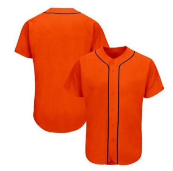Camisas de beisebol personalizadas S-4XL em qualquer cor, tecido de qualidade com absorção de umidade, número respirável e tamanho Jersey 38