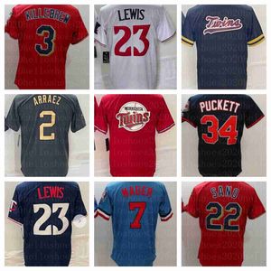 Aangepaste S-4XL Byron Buxton Jersey Carlos Correa Luis Arraez Jose Miranda Jorge Polanco Max Kepler Royce Lewis Jhoan Duran Joe Ryan Joey honkbalshirts