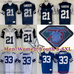 Personnalisé S-6XL 1960-1999 Football de retour 88 Drew Pearson Jersey Stitch 28 Darren Woodson 84 Jay Novacek 94 Charles Haley 54 Randy White Demarcus Ware