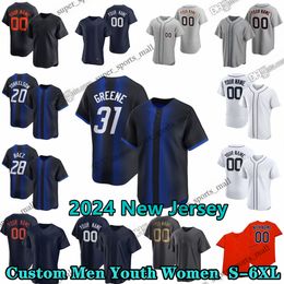 Custom S-6XL Baseball 21 Mark Canha Jerseys 31 Riley Greene 4 Beau Brieske 17 Andrew Chafin Kerry Carpenter Alex 19 va ménager Joey Wentz Carson Kelly Jake Rogers